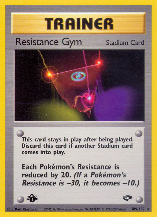 Resistance Gym (109/132) [Gym Challenge 1st Edition] | Rock City Comics