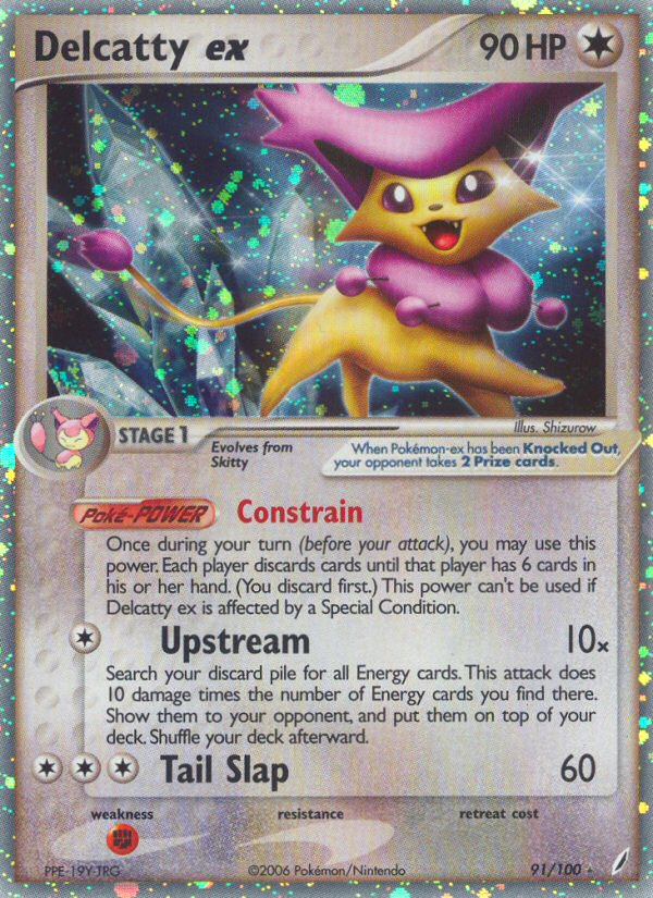 Delcatty ex (91/100) [EX: Crystal Guardians] | Rock City Comics