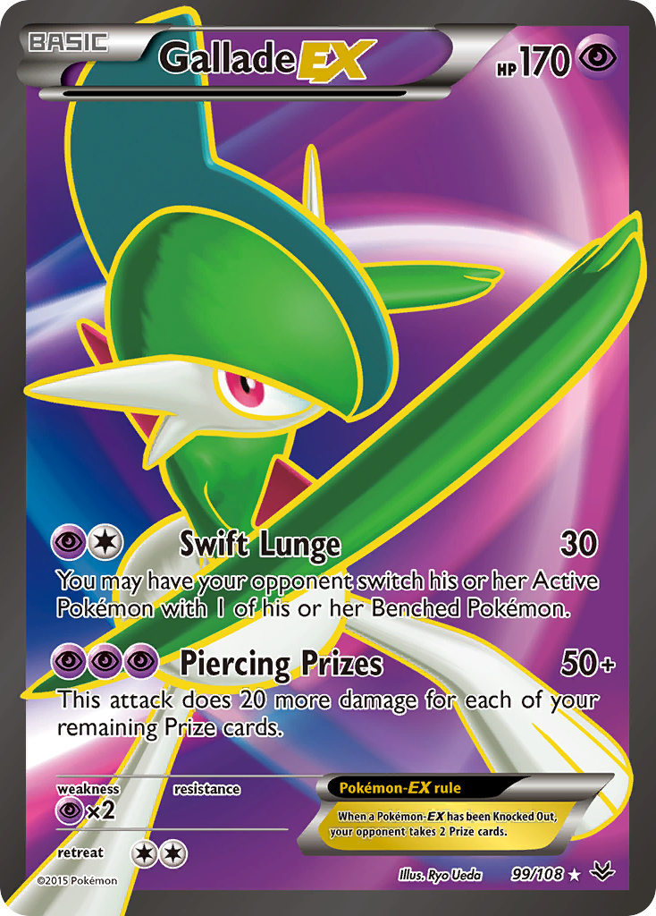 Gallade EX (99/108) [XY: Roaring Skies] | Rock City Comics