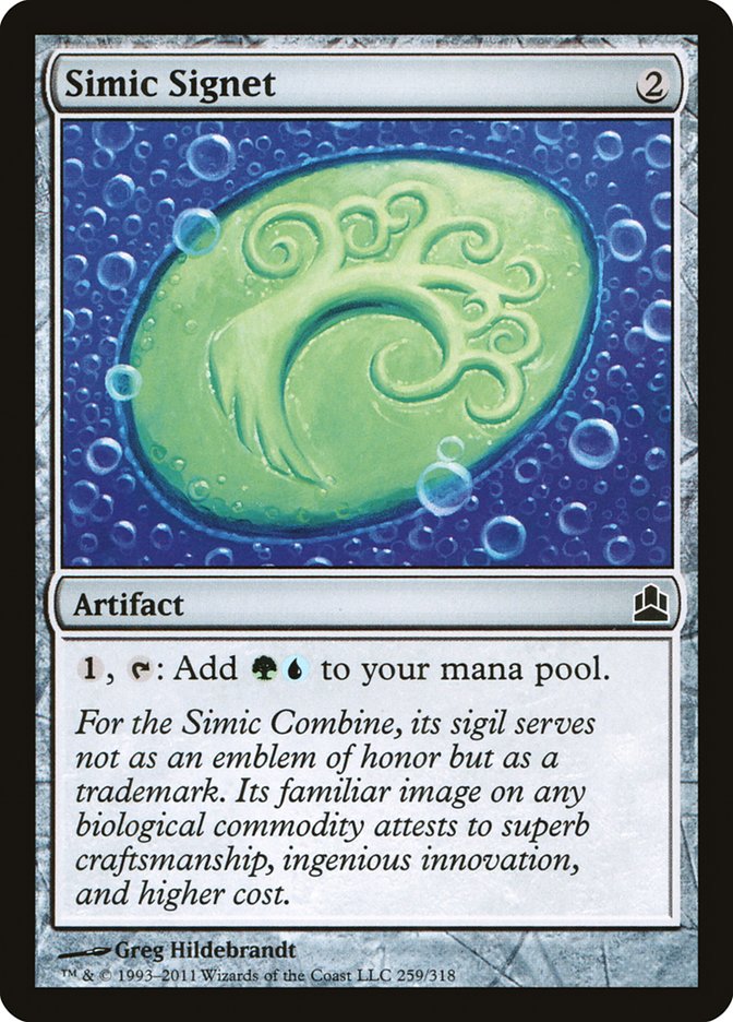 Simic Signet [Commander 2011] | Rock City Comics