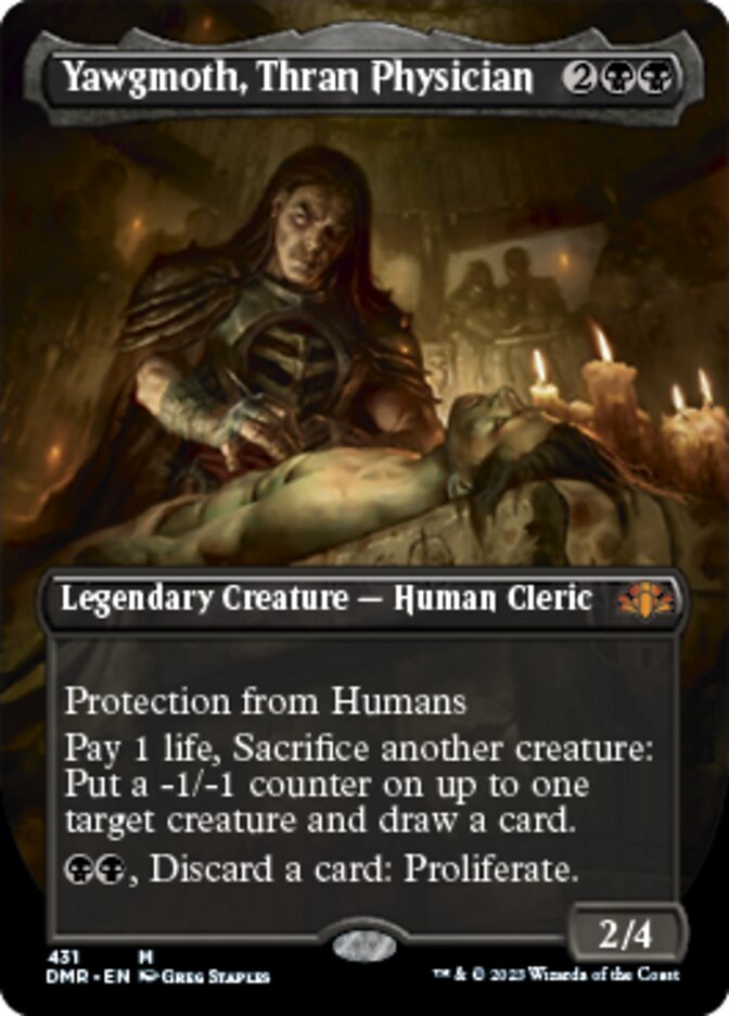 Yawgmoth, Thran Physician (Borderless Alternate Art) [Dominaria Remastered] | Rock City Comics