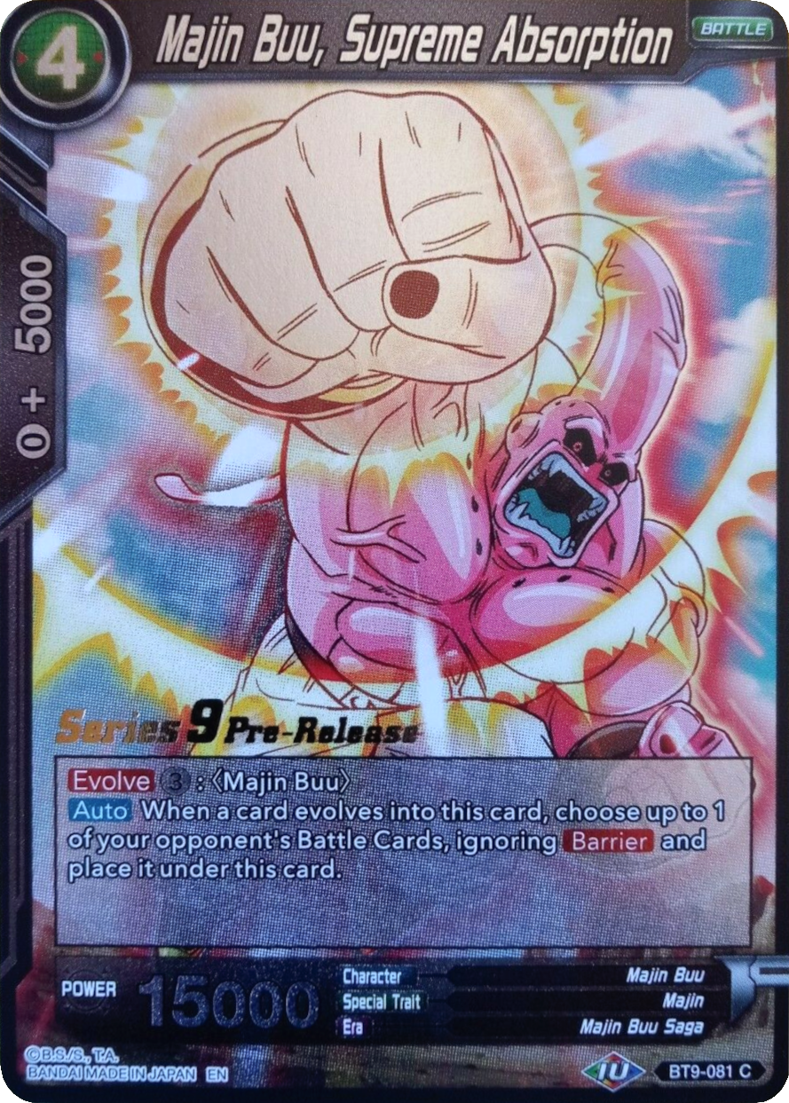 Majin Buu, Supreme Absorption (BT9-081) [Universal Onslaught Prerelease Promos] | Rock City Comics