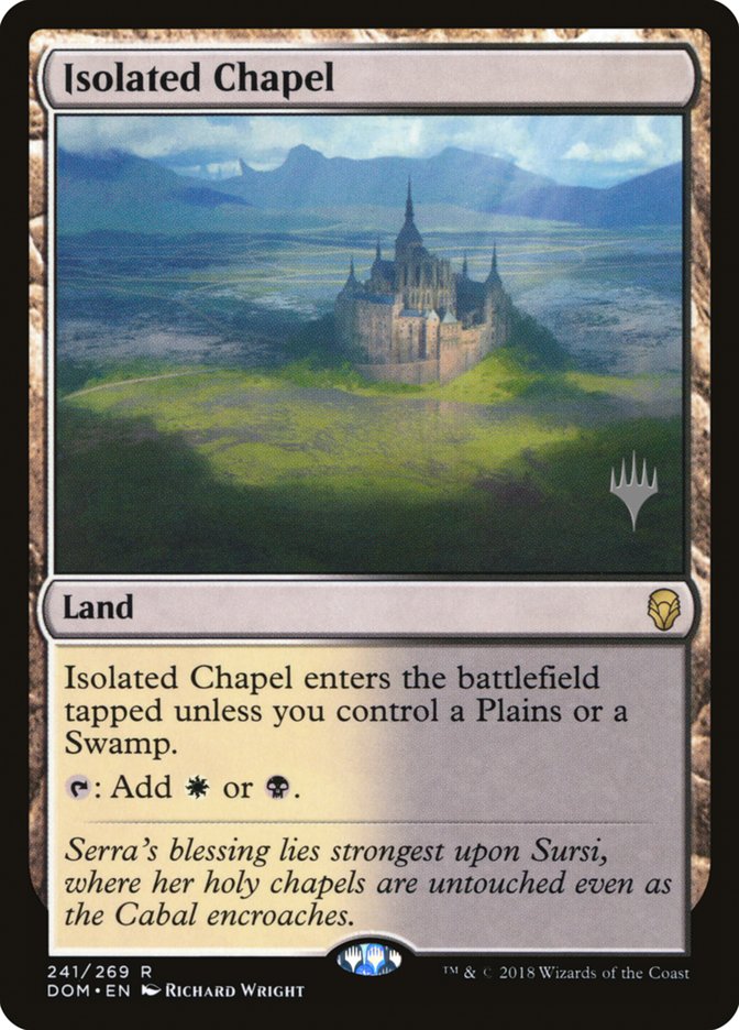 Isolated Chapel (Promo Pack) [Dominaria Promos] | Rock City Comics