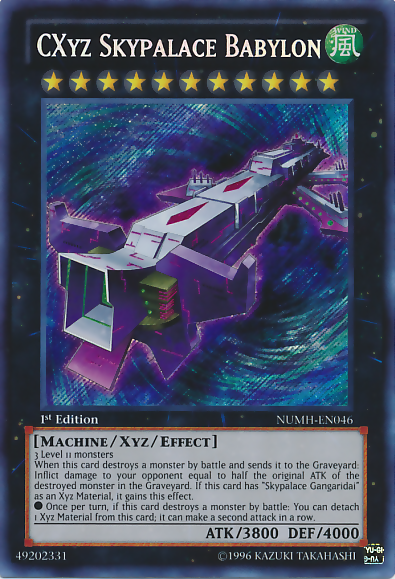 CXyz Skypalace Babylon [NUMH-EN046] Secret Rare | Rock City Comics