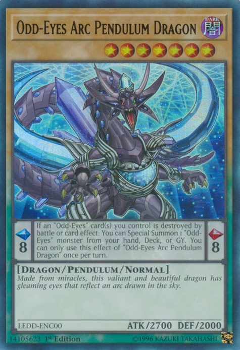 Odd-Eyes Arc Pendulum Dragon [LEDD-ENC00] Ultra Rare | Rock City Comics