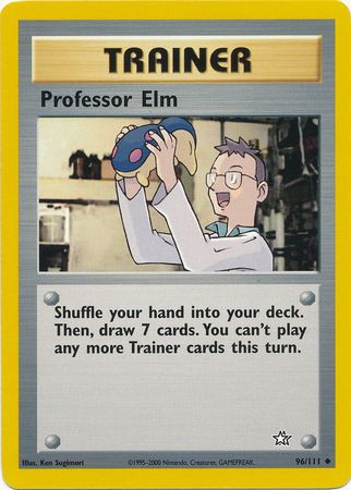 Professor Elm (96/111) [Neo Genesis Unlimited] | Rock City Comics