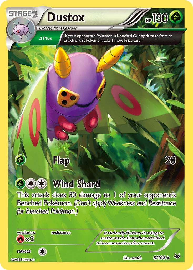 Dustox (8/108) [XY: Roaring Skies] | Rock City Comics