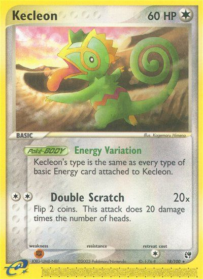 Kecleon (18/100) [EX: Sandstorm] | Rock City Comics