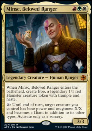 Minsc, Beloved Ranger (Promo Pack) [Dungeons & Dragons: Adventures in the Forgotten Realms Promos] | Rock City Comics