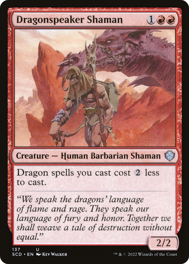 Dragonspeaker Shaman [Starter Commander Decks] | Rock City Comics