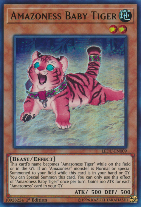 Amazoness Baby Tiger [LEDU-EN009] Ultra Rare | Rock City Comics