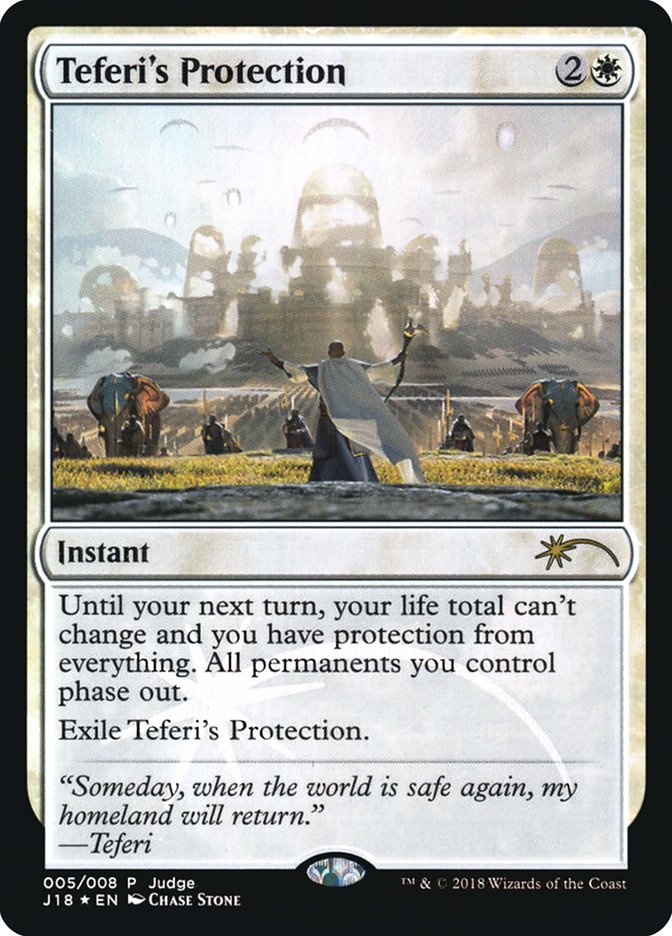 Teferi's Protection [Judge Gift Cards 2018] | Rock City Comics