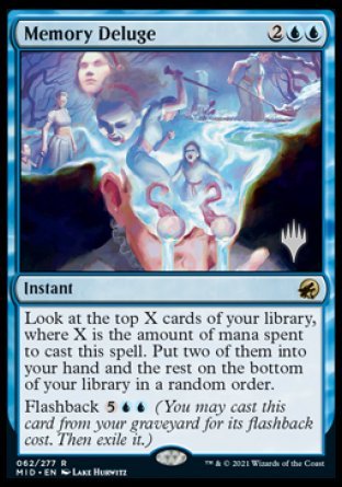 Memory Deluge (Promo Pack) [Innistrad: Midnight Hunt Promos] | Rock City Comics