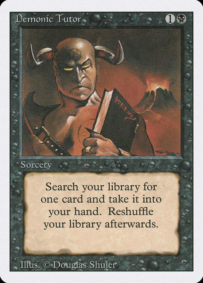 Demonic Tutor [Revised Edition] | Rock City Comics