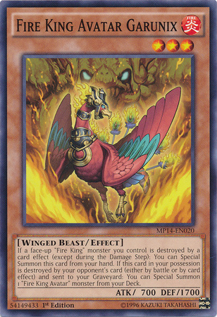 Fire King Avatar Garunix [MP14-EN020] Common | Rock City Comics