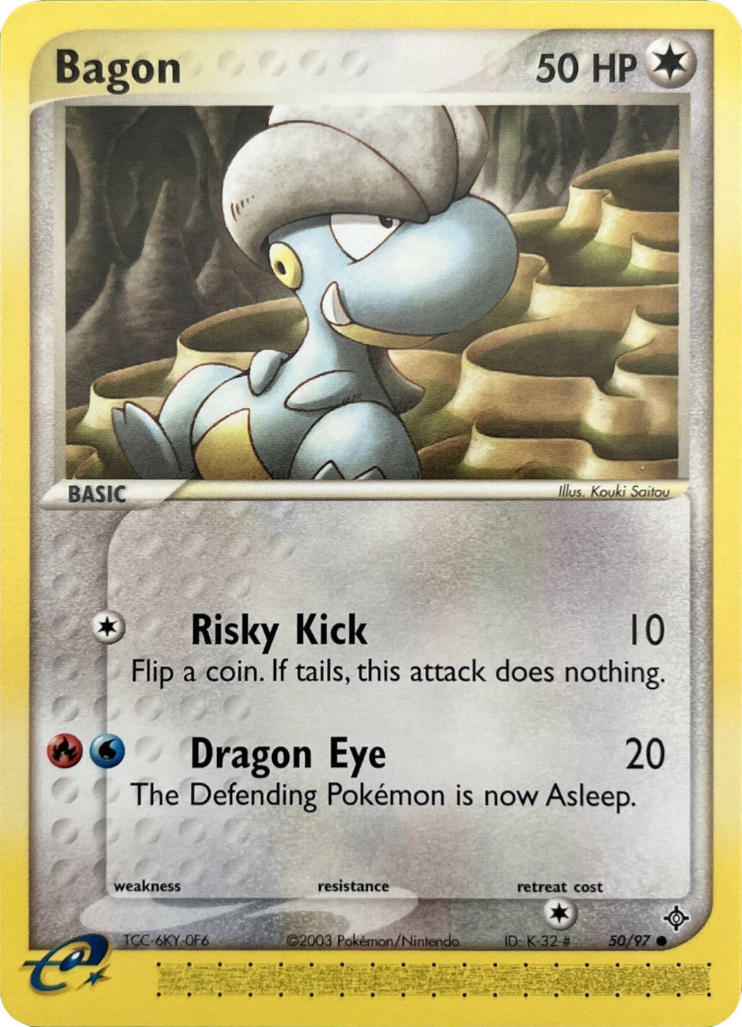 Bagon (50/97) (Nintendo Promos) [EX: Dragon] | Rock City Comics