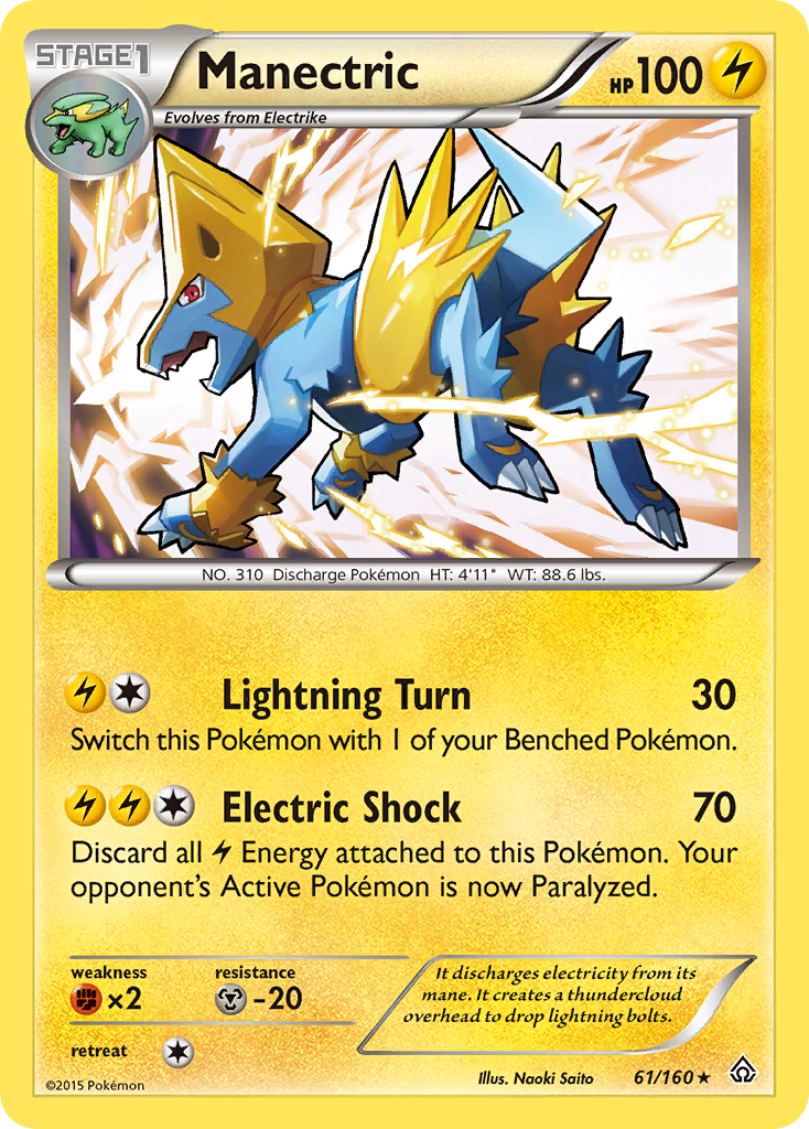 Manectric (61/160) [XY: Primal Clash] | Rock City Comics