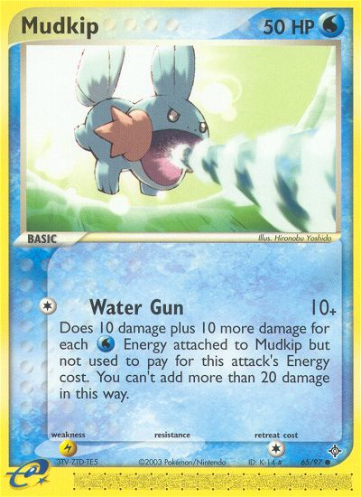 Mudkip (65/97) [EX: Dragon] | Rock City Comics