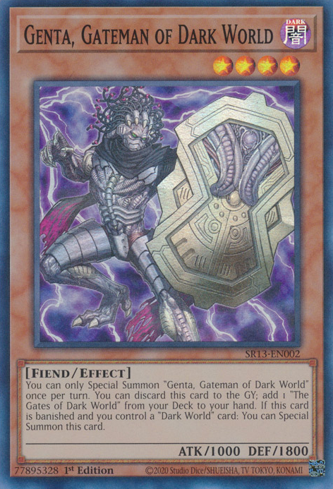 Genta, Gateman of Dark World [SR13-EN002] Super Rare | Rock City Comics