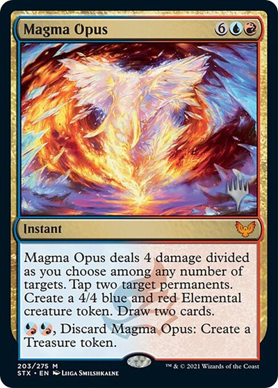 Magma Opus (Promo Pack) [Strixhaven: School of Mages Promos] | Rock City Comics