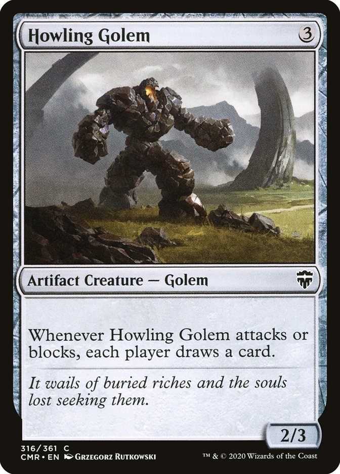 Howling Golem [Commander Legends] | Rock City Comics