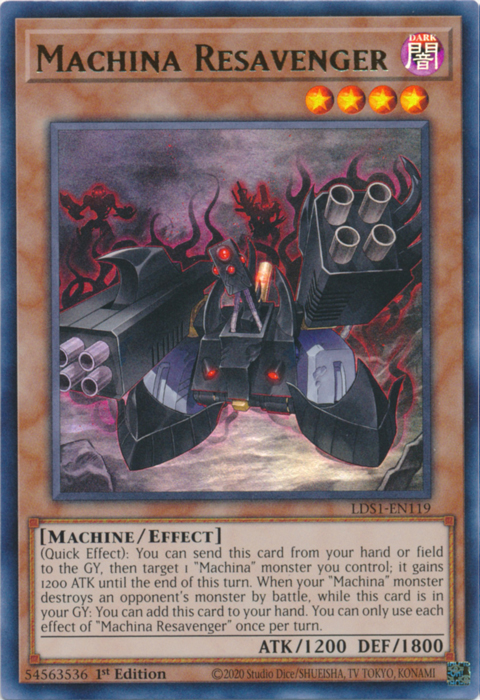 Machina Resavenger [LDS1-EN119] Ultra Rare | Rock City Comics