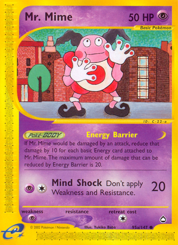 Mr. Mime (95a/147) [Aquapolis] | Rock City Comics