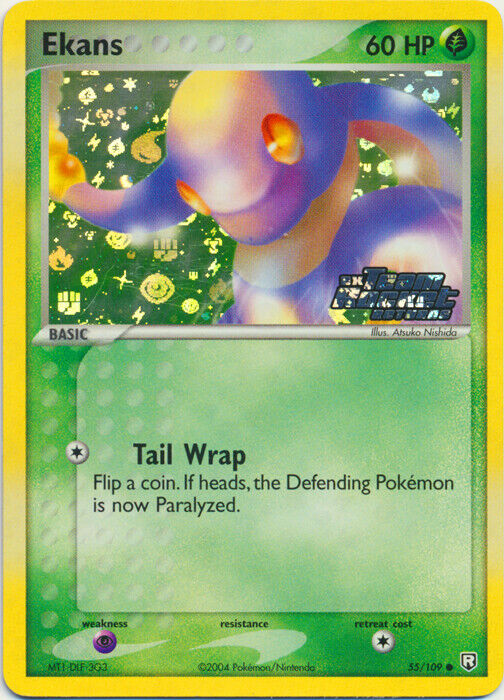 Ekans (55/109) (Stamped) [EX: Team Rocket Returns] | Rock City Comics