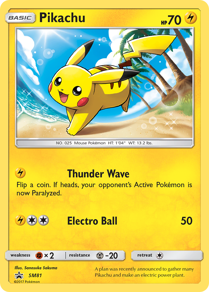 Pikachu (SM81) [Sun & Moon: Black Star Promos] | Rock City Comics