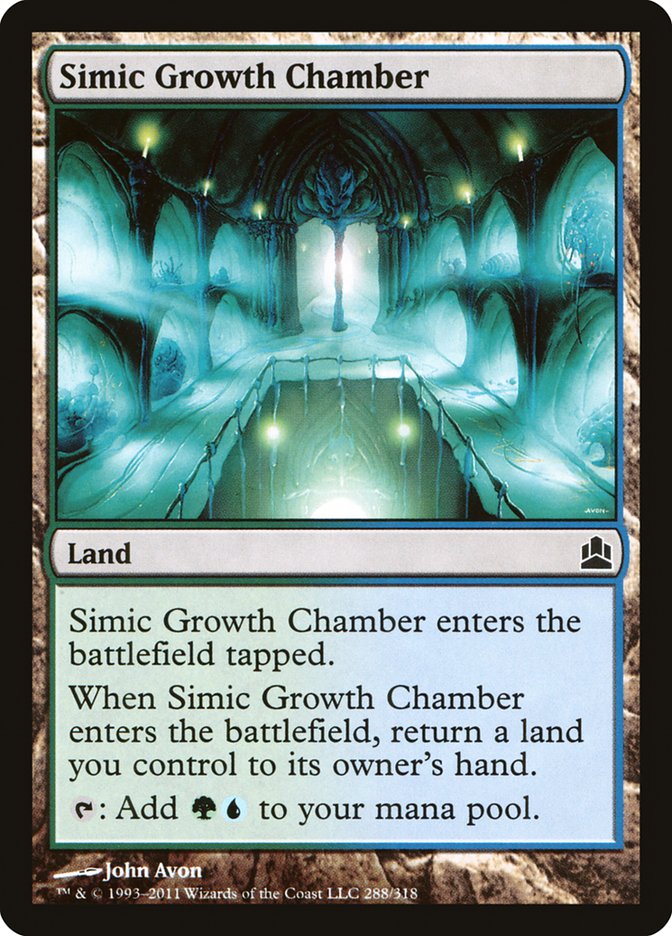 Simic Growth Chamber [Commander 2011] | Rock City Comics