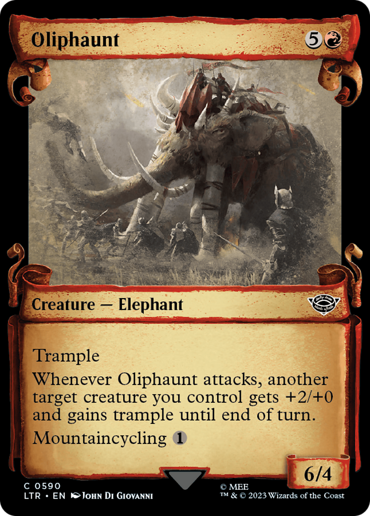 Oliphaunt [The Lord of the Rings: Tales of Middle-Earth Showcase Scrolls] | Rock City Comics