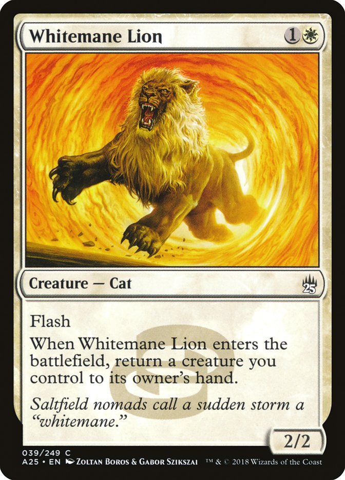 Whitemane Lion [Masters 25] | Rock City Comics