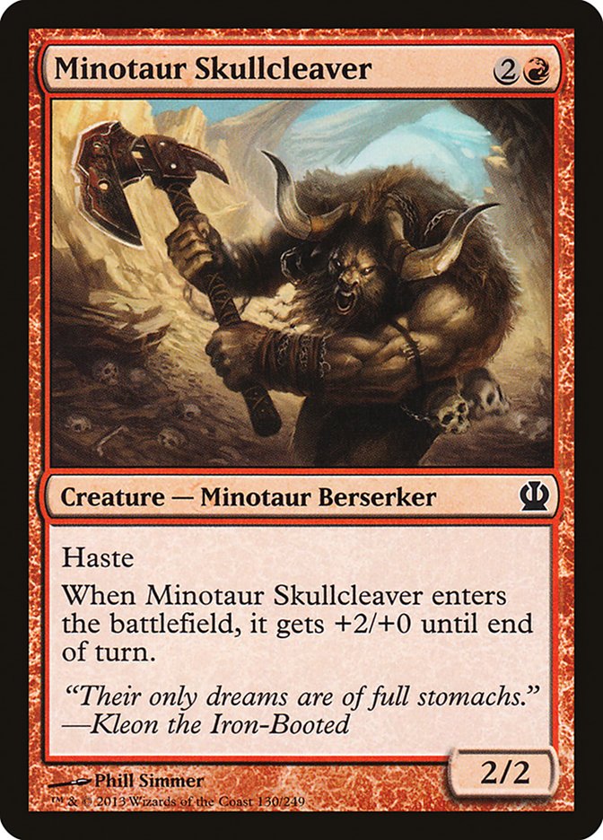 Minotaur Skullcleaver [Theros] | Rock City Comics