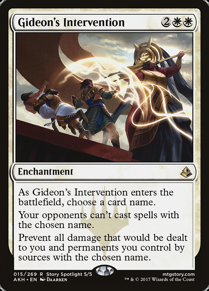 Gideon's Intervention [Amonkhet] | Rock City Comics