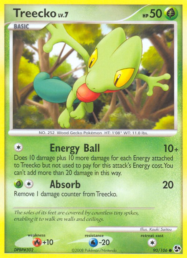 Treecko (90/106) [Diamond & Pearl: Great Encounters] | Rock City Comics