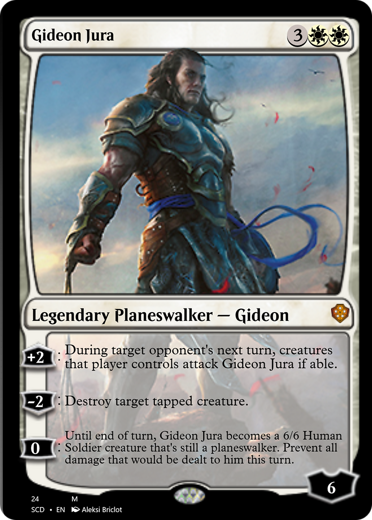 Gideon Jura [Starter Commander Decks] | Rock City Comics