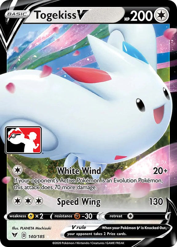 Togekiss V (140/185) [Prize Pack Series One] | Rock City Comics