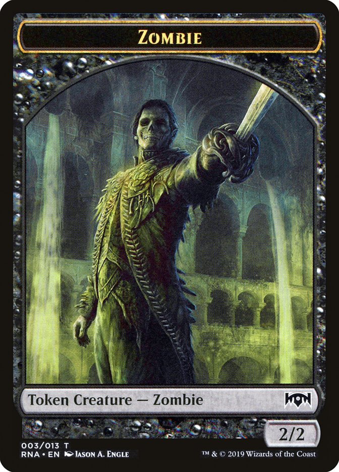 Zombie [Ravnica Allegiance Tokens] | Rock City Comics