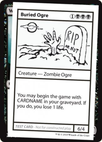 Buried Ogre (2021 Edition) [Mystery Booster Playtest Cards] | Rock City Comics