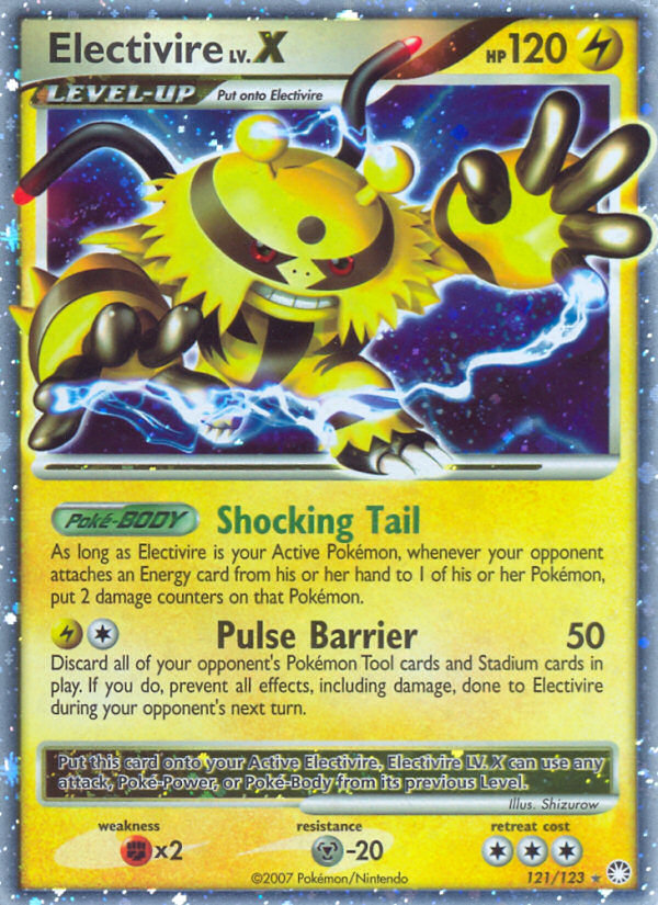 Electivire LV.X (121/123) [Diamond & Pearl: Mysterious Treasures] | Rock City Comics