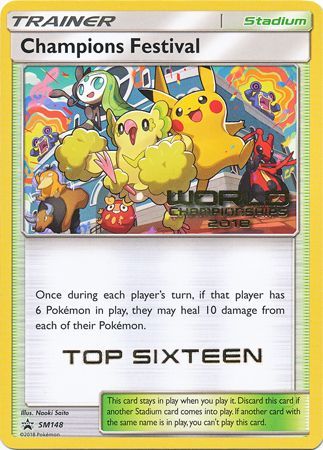 Champions Festival(SM148) (2018 Top Sixteen) [Sun & Moon: Black Star Promos] | Rock City Comics