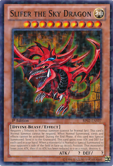 Slifer the Sky Dragon [BP02-EN127] Mosaic Rare | Rock City Comics