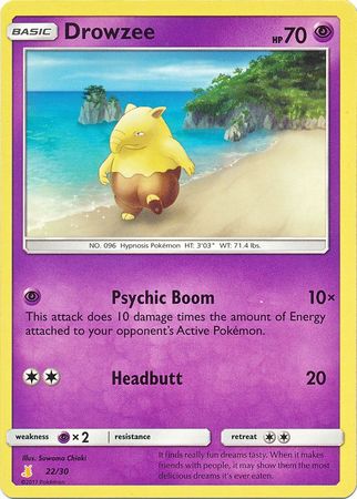 Drowzee (22/30) [Sun & Moon: Trainer Kit - Alolan Raichu] | Rock City Comics