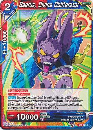 Beerus, Divine Obliterator [BT9-107] | Rock City Comics