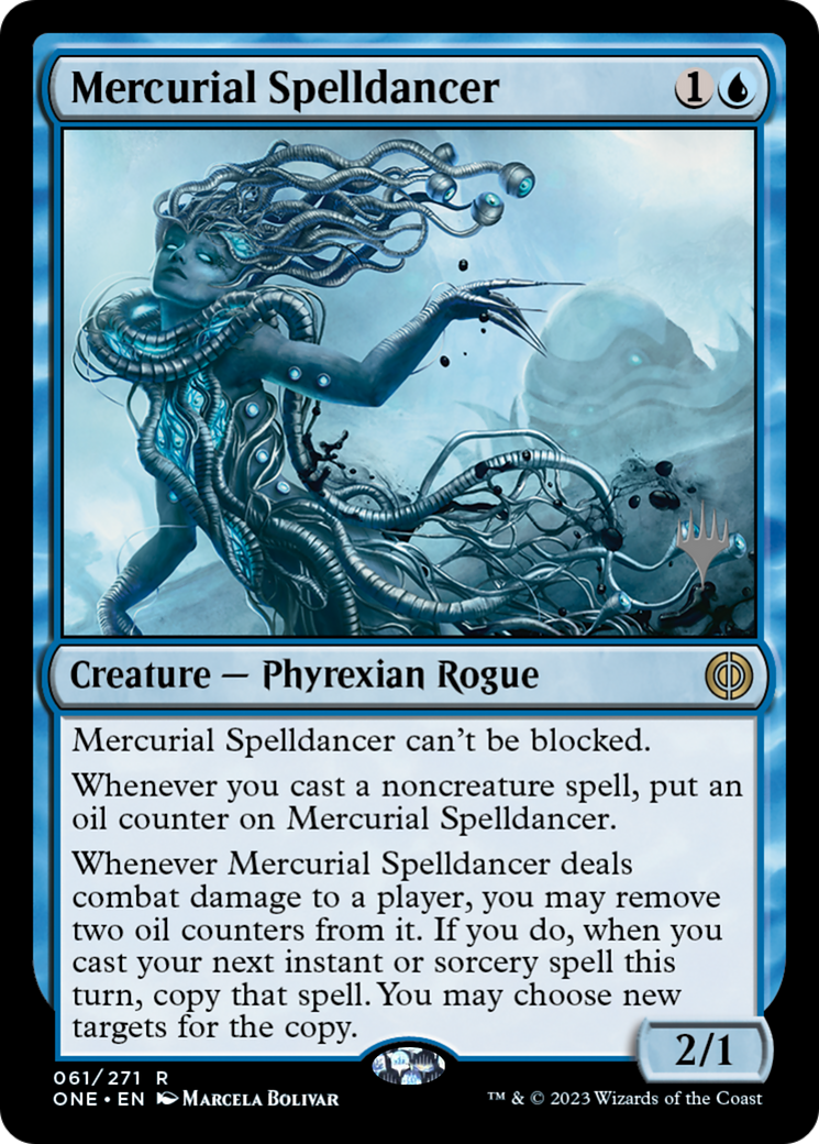 Mercurial Spelldancer (Promo Pack) [Phyrexia: All Will Be One Promos] | Rock City Comics