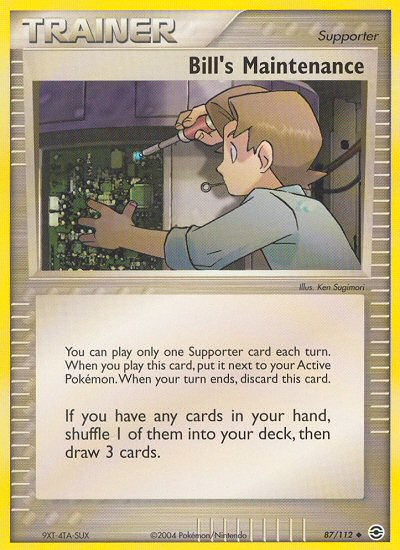 Bill's Maintenance (87/112) [EX: FireRed & LeafGreen] | Rock City Comics