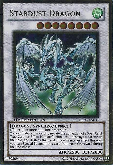 Stardust Dragon [GLD3-EN037] Gold Rare | Rock City Comics