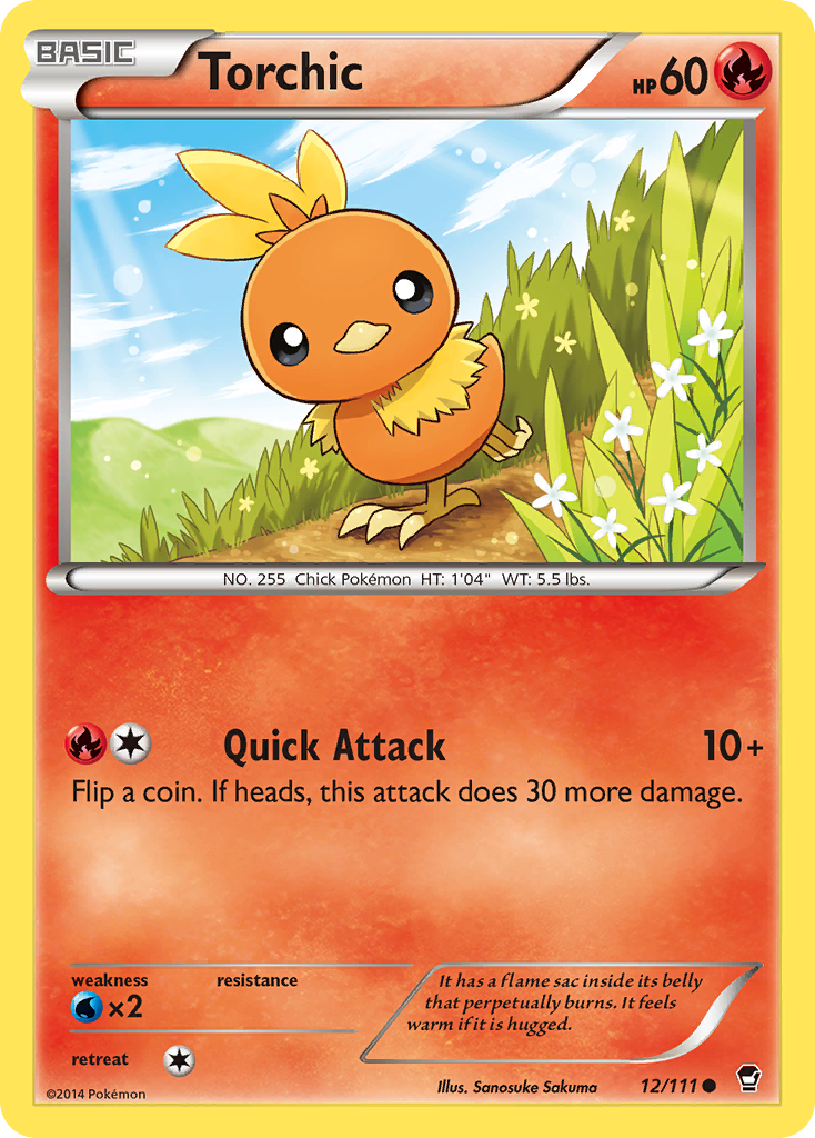 Torchic (12/111) [XY: Furious Fists] | Rock City Comics