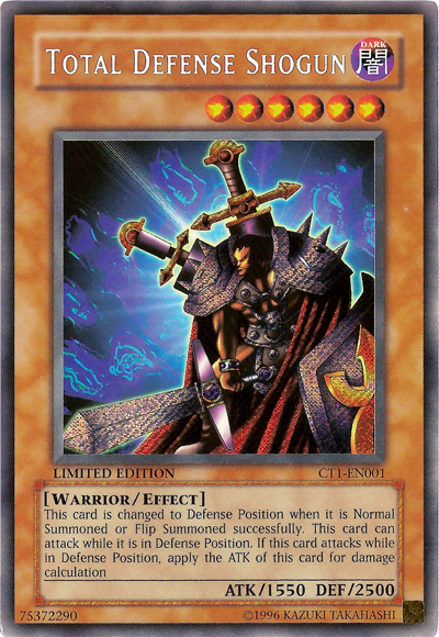 Total Defense Shogun [CT1-EN001] Secret Rare | Rock City Comics