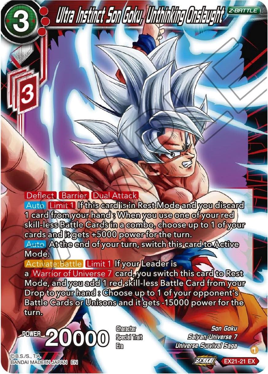 Ultra Instinct Son Goku, Unthinking Onslaught (EX21-21) [5th Anniversary Set] | Rock City Comics